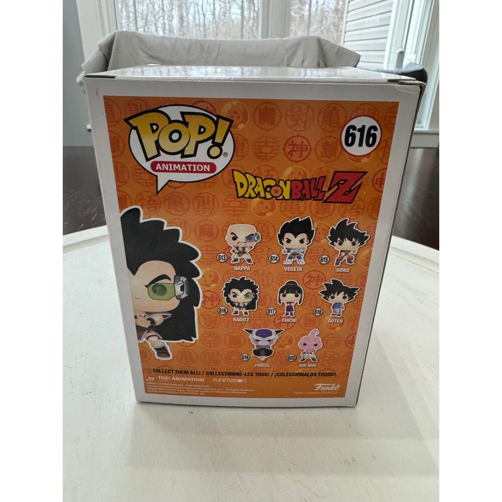 Funko Pop Dragon Ball Z Raditz #616 Animation with Protector - Picture 4 of 8